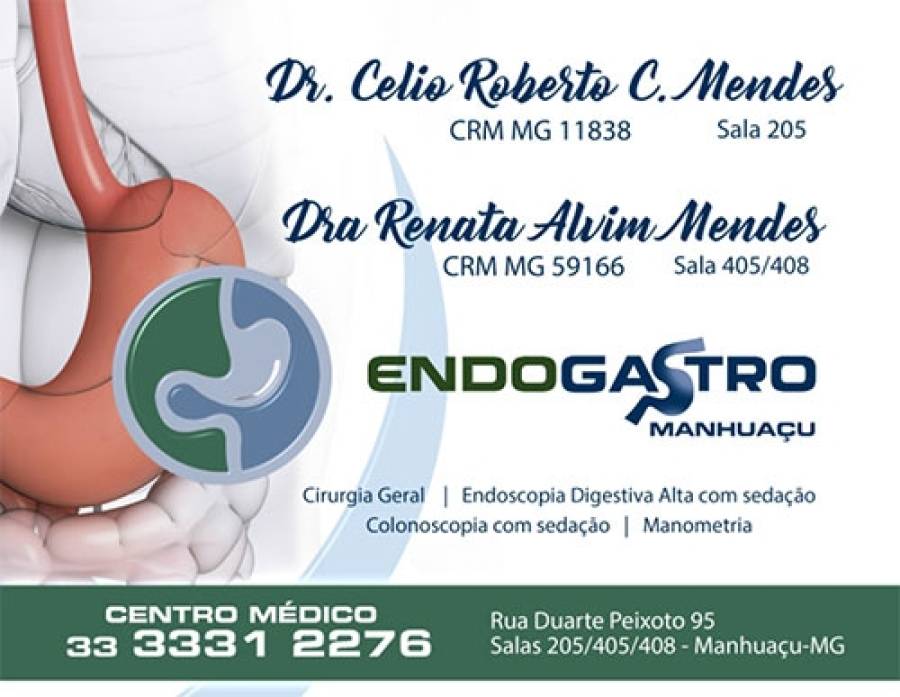 DRA RENATA ALVIM MENDES - ENDOSCOPIA / COLONOSCOPIA COM SEDAÇÃO