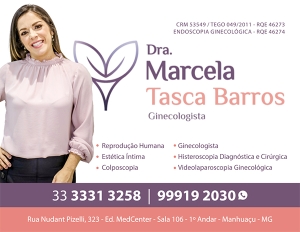 Dra Marcela Tasca Barros - Ginecologista / Obstetra