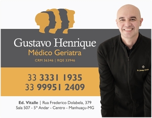 DR. GUSTAVO HENRIQUE DE MELO DA SILVA - GERIATRIA