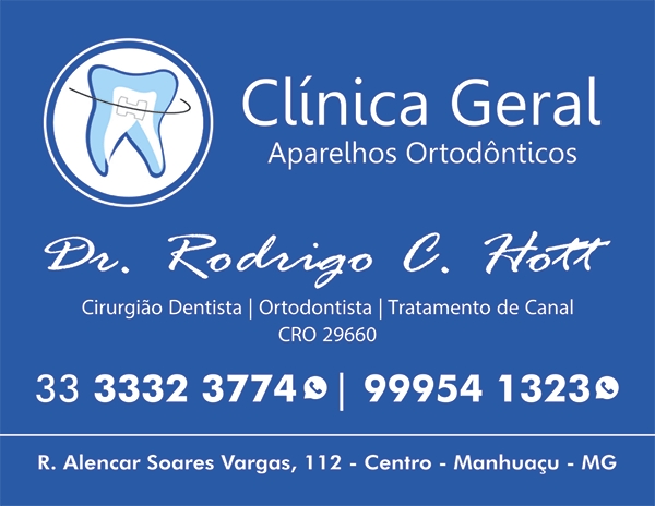 DR. RODRIGO DO CARMO HOTT – CIRURGIÃO DENTISTA / ORTODONTISTA