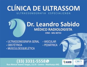DR. LEANDRO SABIDO CARDOSO- MÉDICO RADIOLOGISTA- (ULTRASSOM)