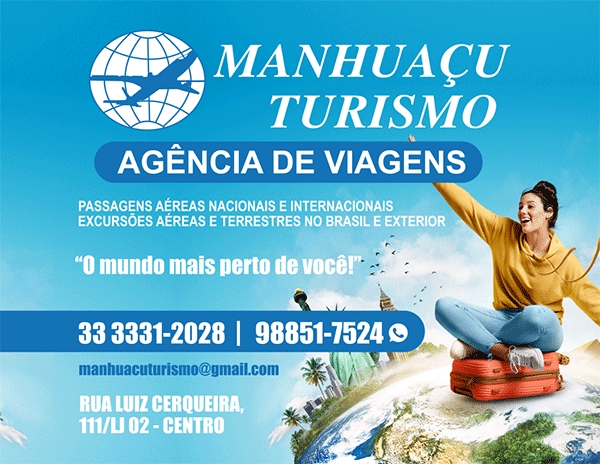 VIAGENS E TURISMO - AGENTE AUTORIZADO CVC - MANHUAÇU VIAGENS