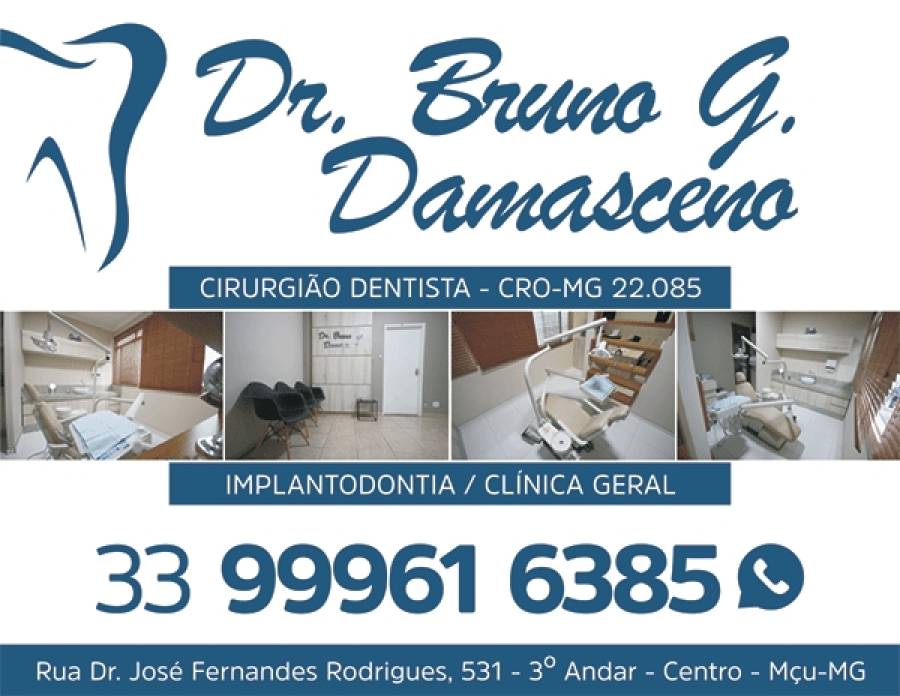 DR.BRUNO GARCIA DAMASCENO- CIRURGIÃO DENTISTA