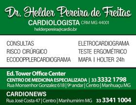 Médico Cardiologista em Manhuaçu - Dr Hélder Pereira de Freitas