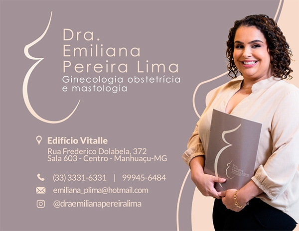 DRA EMILIANA PEREIRA LIMA - GINECOLOGIA, OBSTETRÍCIA E MASTOLOGIA