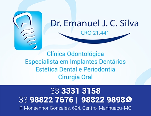 DR. EMANUEL  JOAQUIM DA COSTA SILVA - IMPLANTODONTISTA